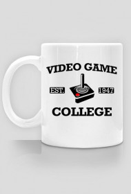 VIDEO GAME COLLEGE - kubek - biały