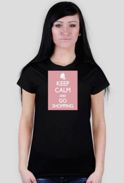 Koszulka Damska (Czarna) KEEP CALM