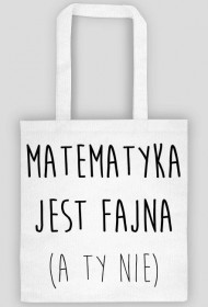 Torba biała - FAJNA MATEMATYKA