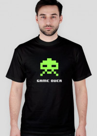 8 bit character GAME OVER Black 8BWND LW