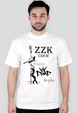ZZK CREW t-shirt biały