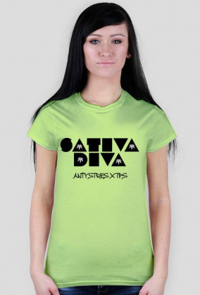Koszulka "Sativa Diva" Damska
