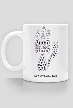 Kot kawowy - kubek