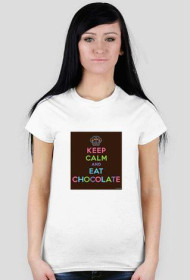 Koszulka Damska (Biała) KEEP CALM