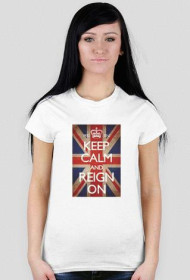 Koszulka Damska (Biała) KEEP CALM
