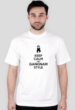 Koszulka Męska (Biała) KEEP CALM