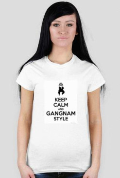 Koszulka Damska (Biała) KEEP CALM