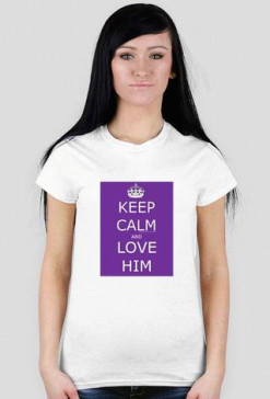 Koszulka Damska (Biała) KEEP CALM