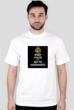 Koszulka Męska (Biała) KEEP CALM