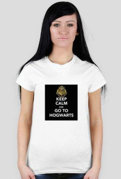 Koszulka Damska (Biała) KEEP CALM