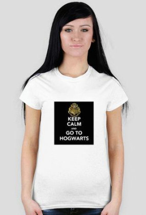 Koszulka Damska (Biała) KEEP CALM