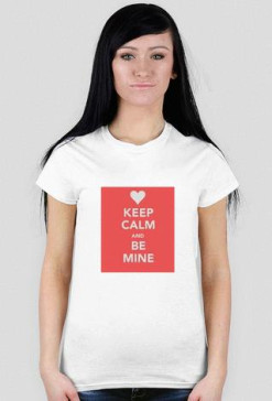 Koszulka Damska (Biała) KEEP CALM