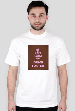 Koszulka Męska (Biała) KEEP CALM