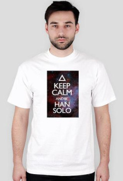 Koszulka Męska (Biała) KEEP CALM