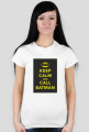 Koszulka Damska (Biała) KEEP CALM