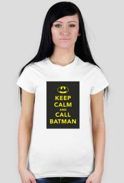 Koszulka Damska (Biała) KEEP CALM