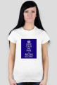 Koszulka Damska (Biała) KEEP CALM