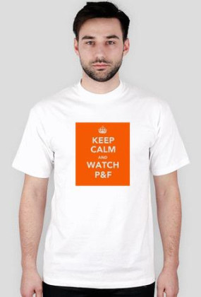 Koszulka Męska (Biała) KEEP CALM
