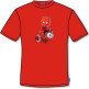 T-Shirt AC Milan męski czerwony