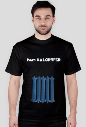 Kaloryfer-Koszulka męska BLACK