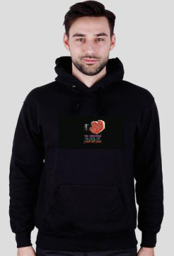Bluza czarna z kapturem
