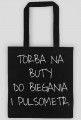 Torba na buty do biegania i pulsometr