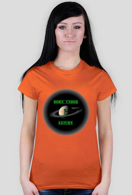 Koszulka damska BORN UNDER Saturn