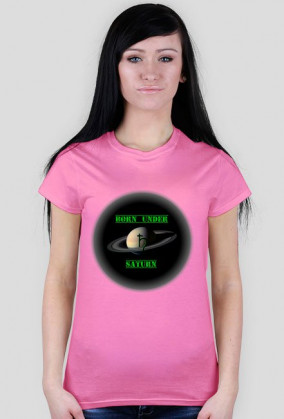 Koszulka damska BORN UNDER Saturn