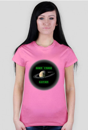 Koszulka damska BORN UNDER Saturn