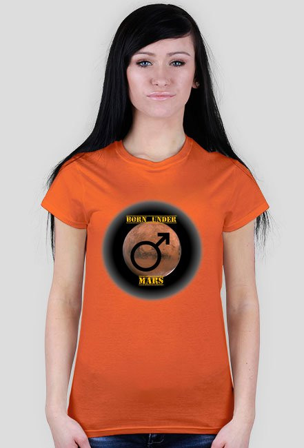 Koszulka damska BORN UNDER Mars
