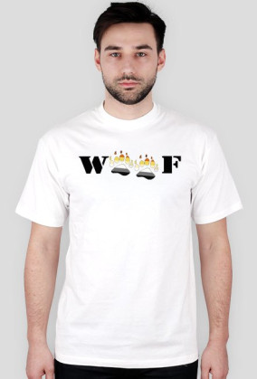 WOOF Ciemny Napis