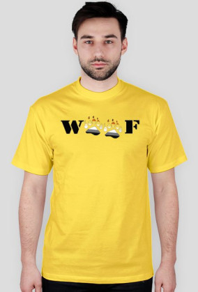 WOOF Ciemny Napis