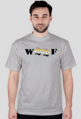 WOOF Ciemny Napis