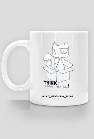 THINK outside the box! - kubek