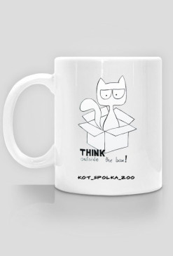 THINK outside the box! - kubek