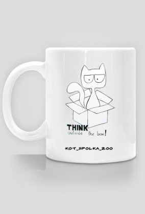 THINK outside the box! - kubek