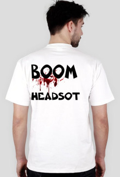 Boom Headshot (Męska Biała)