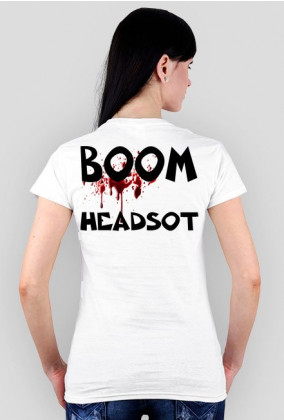Boom Headshot (Damska Biała)