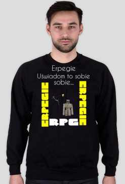 Bluza "Erpegie" Czarna Bez Kaptura