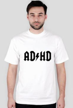 koszulka ADHD biała