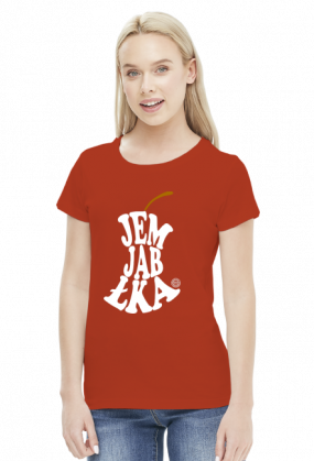 Jem jabłka (#jedzjablka, #jedz jabłka) by Szymy.pl - damska