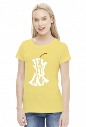Jem jabłka (#jedzjablka, #jedz jabłka) by Szymy.pl - damska