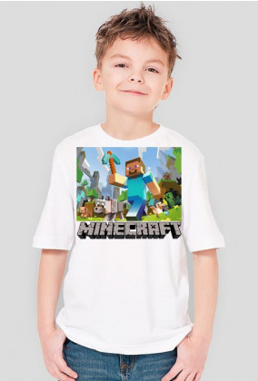 Koszulka chłopięca Minecraft