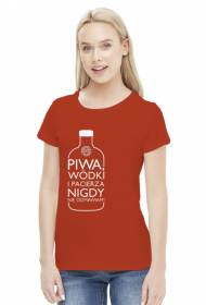 Nie odmawiam (piwo, wódka, pacierz) by Szymy.pl - ciemna damska