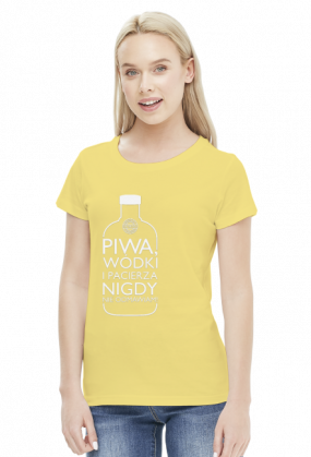 Nie odmawiam (piwo, wódka, pacierz) by Szymy.pl - ciemna damska