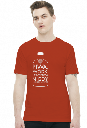 Nie odmawiam (piwo, wódka, pacierz) by Szymy.pl - ciemna męska