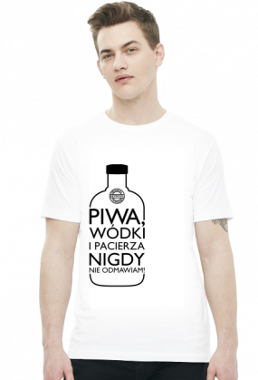 Nie odmawiam (piwo, wódka, pacierz) by Szymy.pl - jasna męska