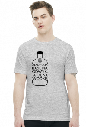 Alkoholik (wódka) by Szymy.pl - jasna męska