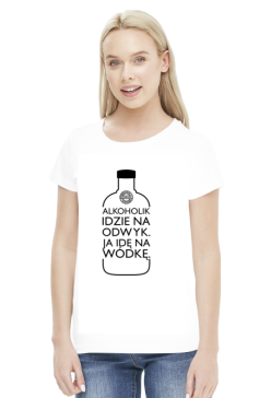 Alkoholik (wódka) by Szymy.pl - jasna damska