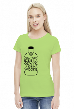 Alkoholik (wódka) by Szymy.pl - jasna damska